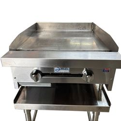 24” Gas Griddle Stratus SMG-24 commercial NSF restaurant flat top grill plate Plancha works great