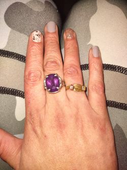 African Amethyst Ring