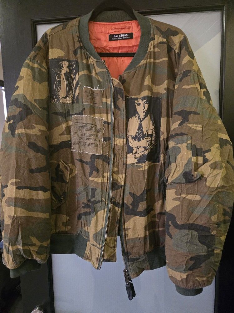 RAF SIMMONS ARCHIVE RIOT BOMBER JACKET