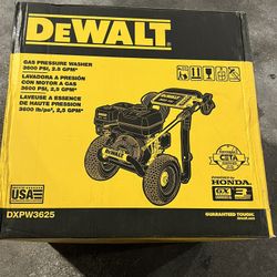 Dewalt Power washer 3600 Psi New Nueva 