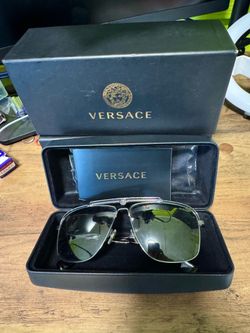 Stylish Versace aviator sunglasses