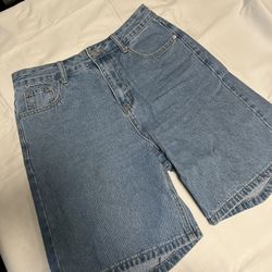 Blue Denim Shorts