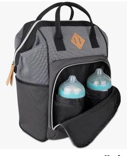 NoJo Baby Boom Gear Diaper Bag Backpack Diaper Bag Ultimate Storage with 9 Pockets, Padded Shoulder Straps, Stroller Loops & Removable Waterproof Chan