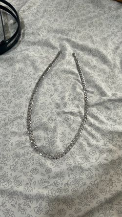 22 inch Sterling Silver Chain Cuban Link 44 Grams