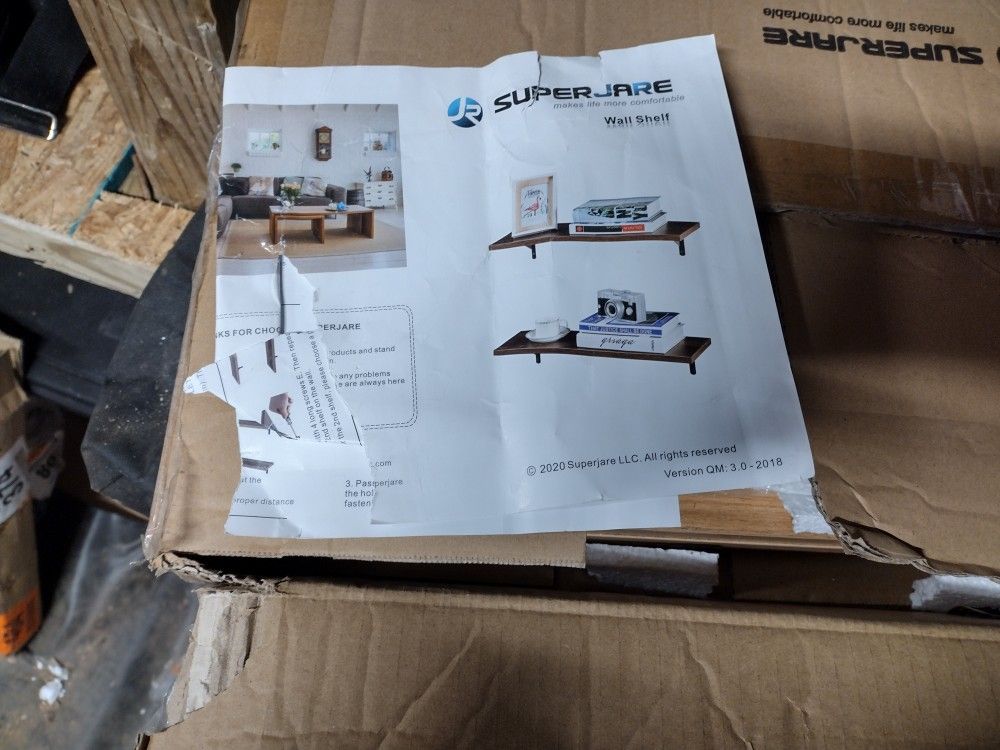 Two Hanging Wall Shelves Brand New