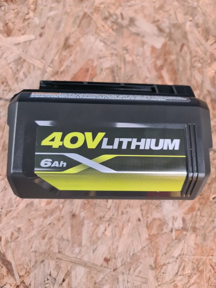 Ryobi 40V Lithium-Ion 6.0 Ah Battery