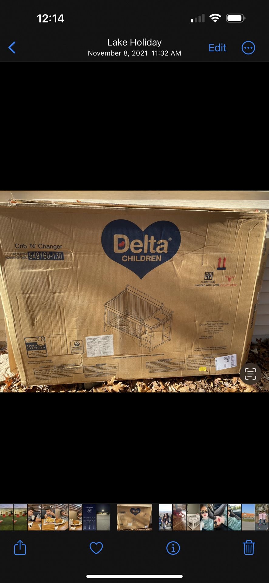 Delta Children Convertible Crib 