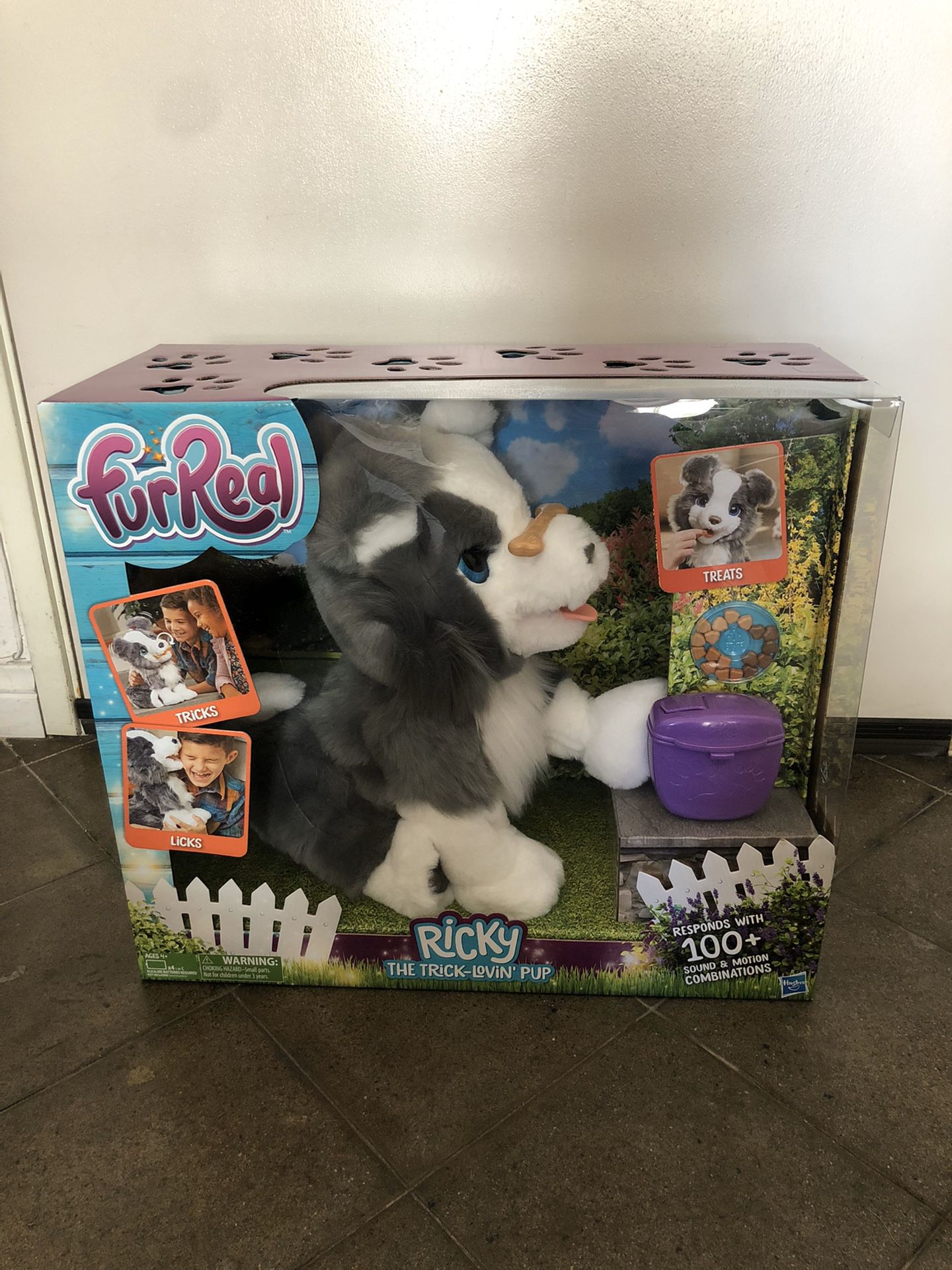 FurReal Friends Ricky animated stuffed dog toy