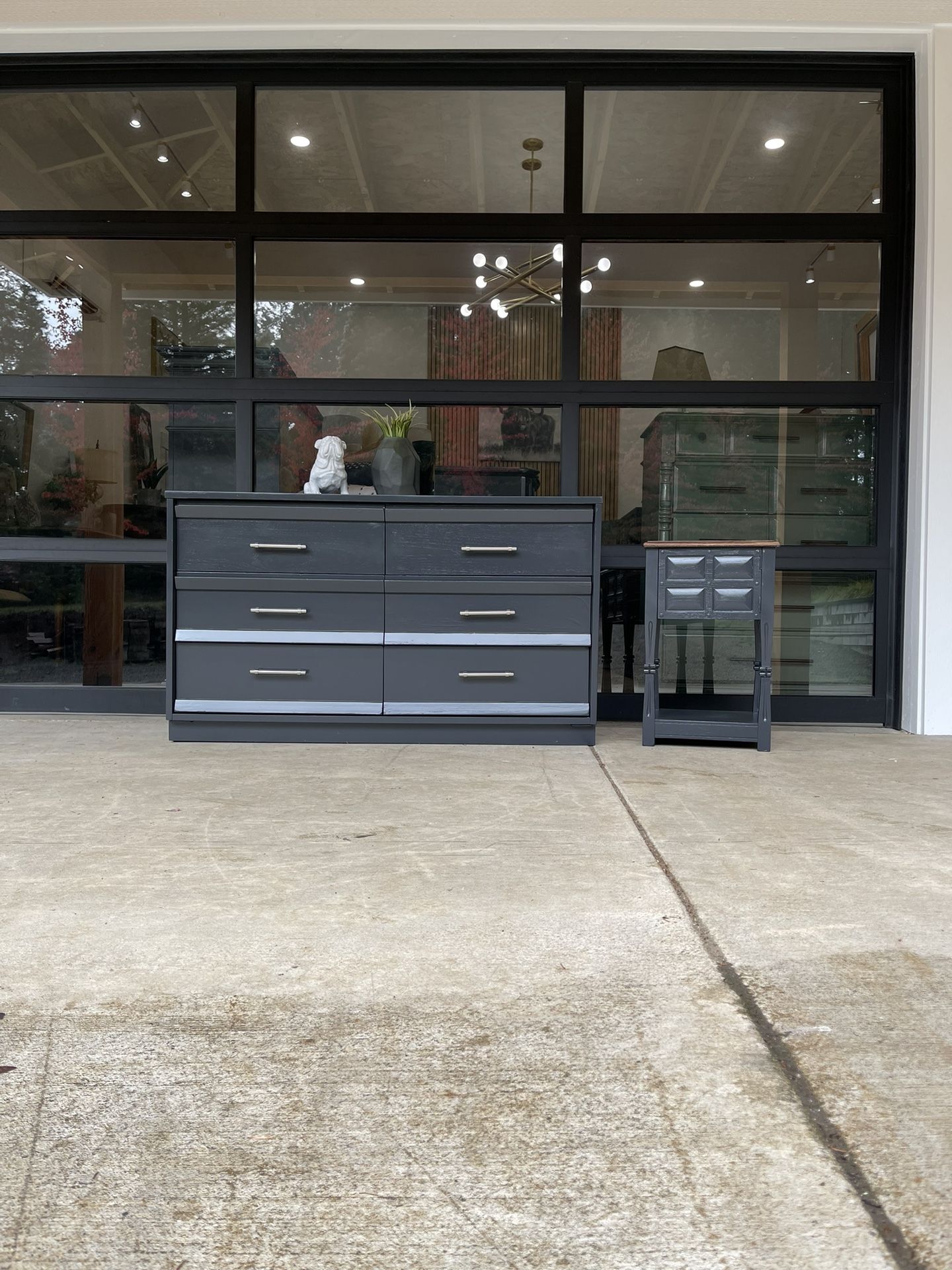 MCM Long Dresser. Solid Wood