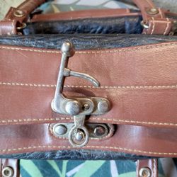 Vintage International All-weather Wear Black Purse