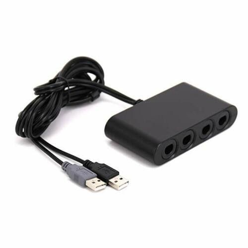 4 Port Gamecube NGC Controller Adapter For Nintendo Wii U & Switch and PC USB (ngcusb-USA)