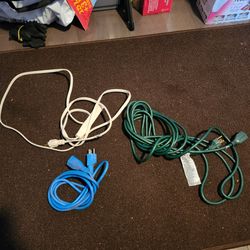 $10 all three extension power cords