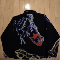 palace frogger reversible fleece jacket