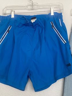 Hugo boss Blue Athletic Shorts with Zip Pockets size Large