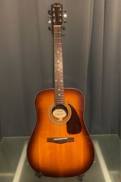 1997 Fender DG-16 SB Sunburst Dreadnought Acoustic Guitar MIK