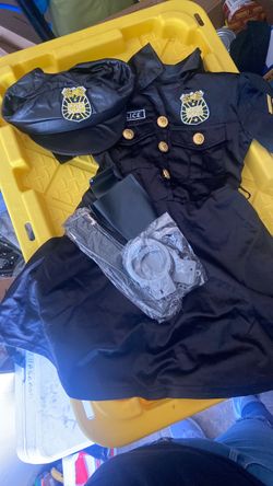 5-6 yes girl cop Costum
