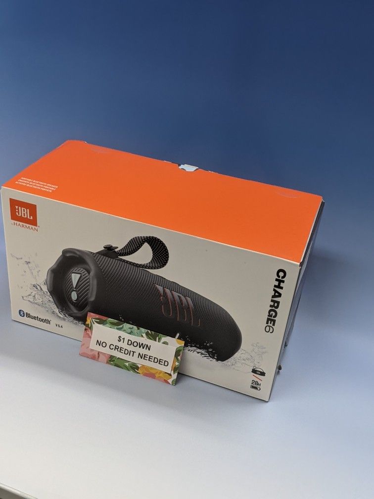 Jbl Charge 6 Bluetooth Speaker New - Pay $1 today and pay the rest later -