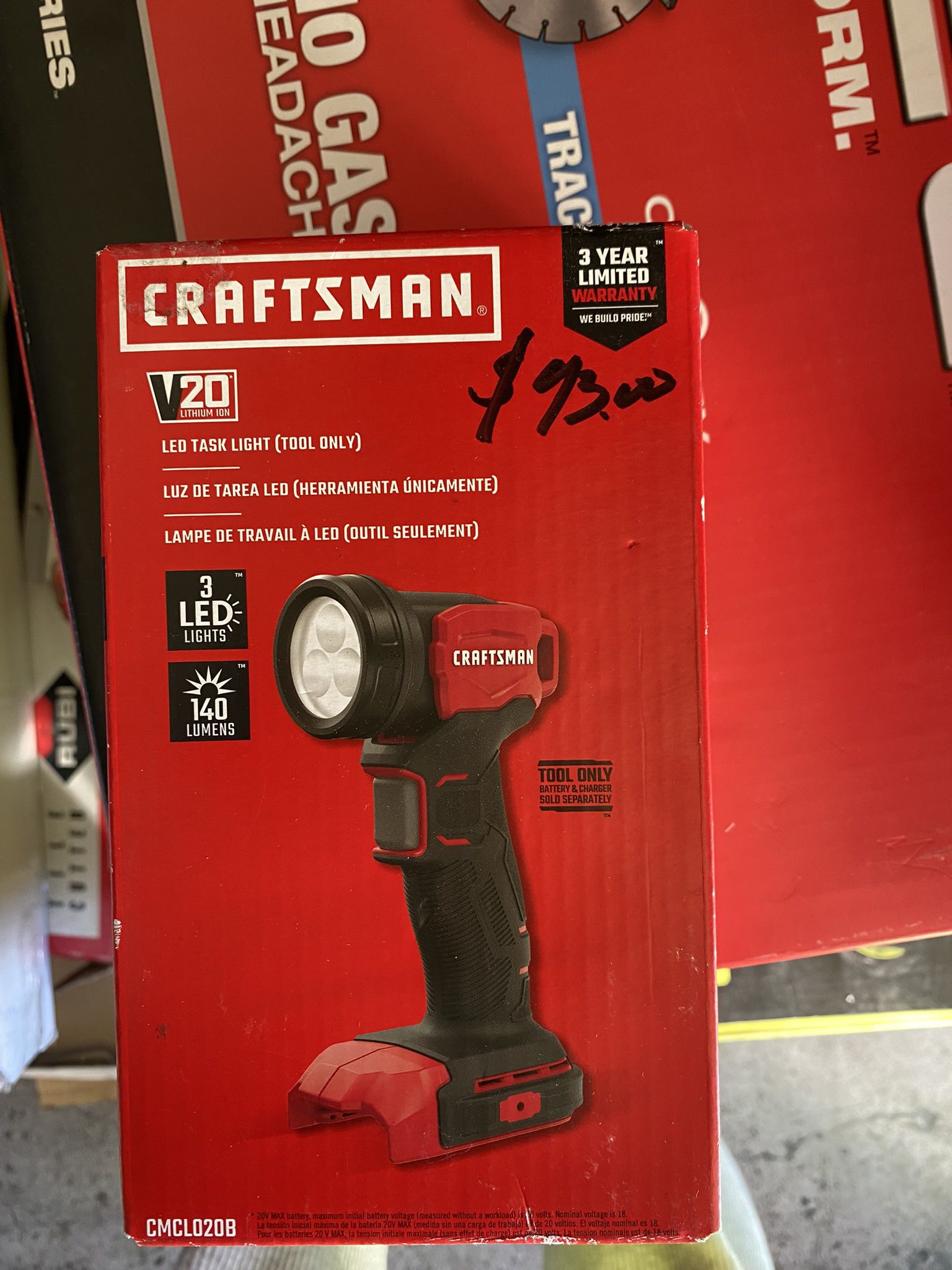 CRAFTSMAN V20 LED Work Light 