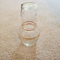 Individual Wine Decantor And Glass