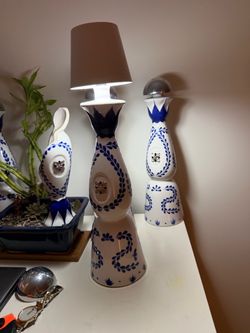 Azul bottle Lamp