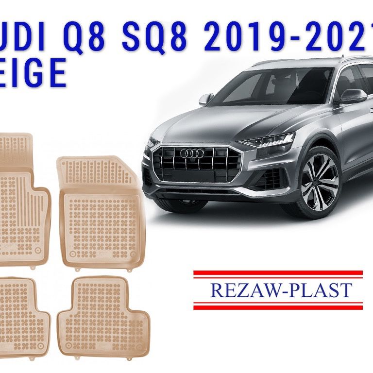 REZAW PLAST Mats Set For Audi Q8 SQ8 2019-2021