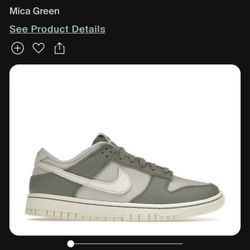Nike Dunk Low Mica Green Shoes