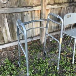 Foldable Walker With Wheels (Never Used) 