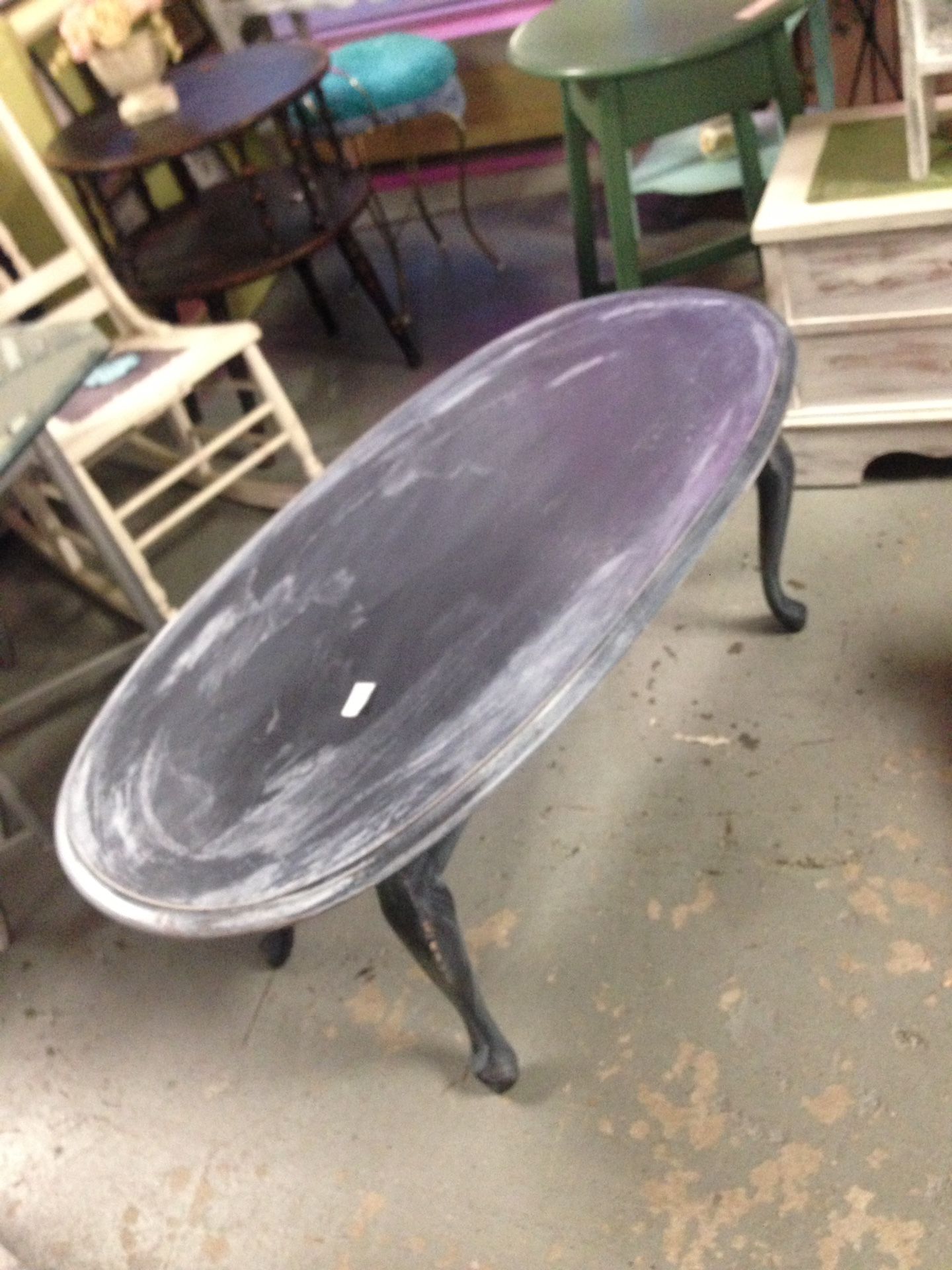 Shabby Chic vintage queen Ann table for $55.00