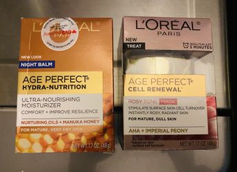 Loreal ultra nourishing moisturizer + cell renewal mask