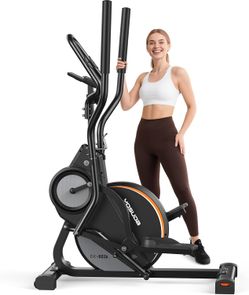 YOSUDA Elliptical Exercise Machine, Compact Elliptical with 12°/45° Incline