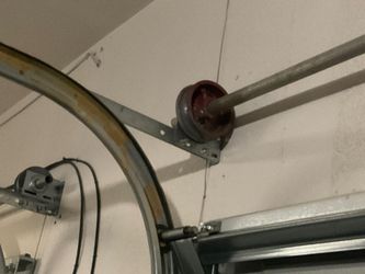 Overhead Garage Door Broken spring Opener Off Track Adjustment Replace And Parts