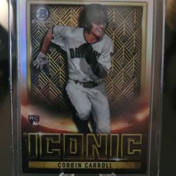 Bowman Chrome Corbin Carroll Rookie Card