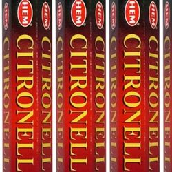 4 boxes of citronella scented incense