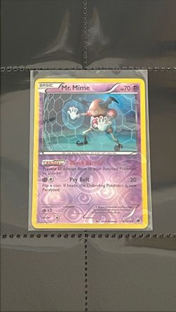 NM Reverses Holo Mr. Mime 47/116 2013 Cards