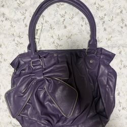 Vintage Purple Bow Purse