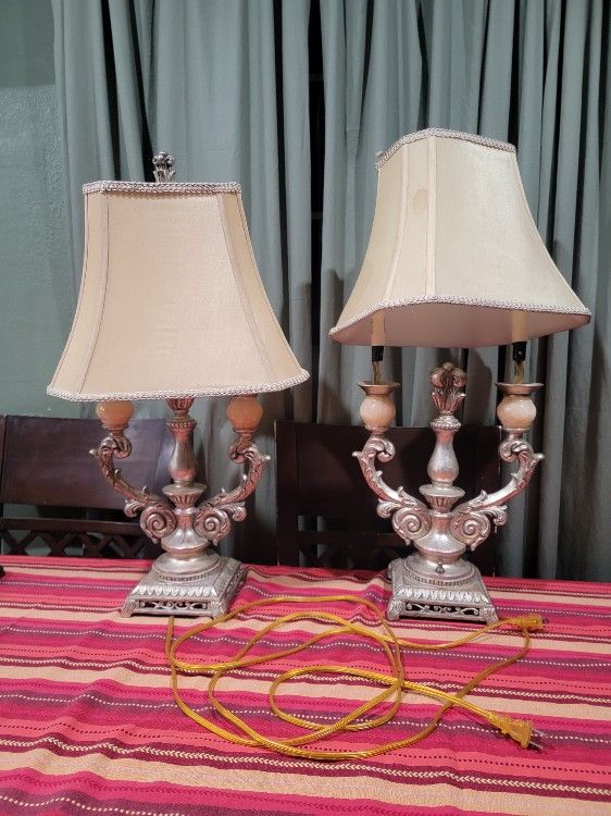 Vintage Set Of Lamps 
