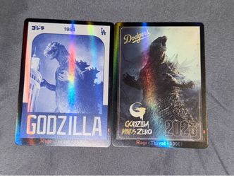 Dodgers Godzilla Trading Card Lot 1954 & Godzilla Minus One 2026
