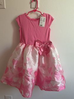 H & M PINK DRESS FOR GIRLS 5/6T