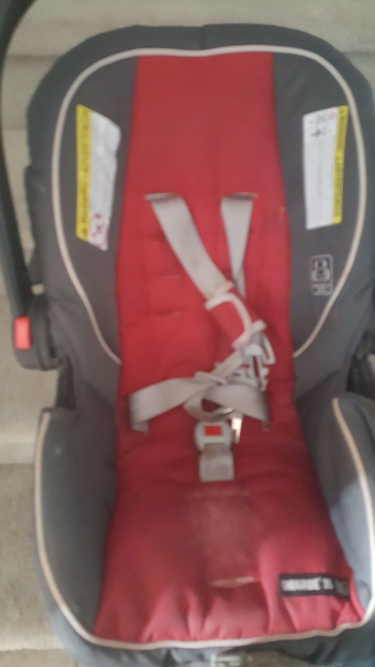 Car seat with base