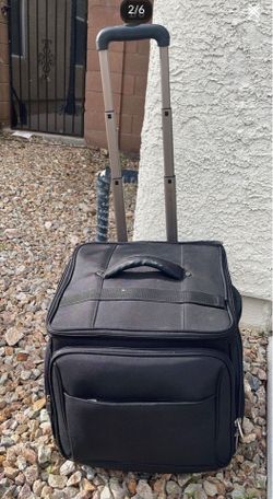 Ativa™ Ultimate Workmate Rolling Briefcase With 15" Laptop Pocket, Black