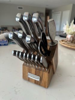 Cuisinart wooden knife block set