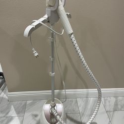 SALAV® Professional Standing Garment Steamer with Retractable Power Cord, Foot Pedal Control, Wheels for Easier Movement (