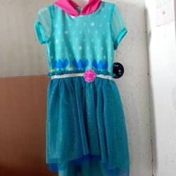 Girl Dress With Hoodie 