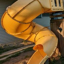 Free Spiral Swing Set Slide.