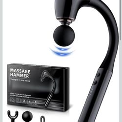 FVZ Massage Gun with Upgraded Extension Handle, 10MM Massage Gun Deep Tissue, Back Massager, Muscles/Neck/Shoulders/Waist/Legs Massager Portable for P