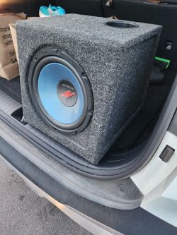 Kenwood 12" Subwoofer + Enclosure Box – Great Bass – Tested