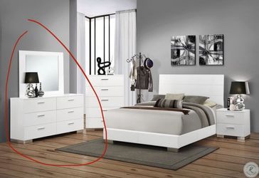Coaster dresser and mirror modern