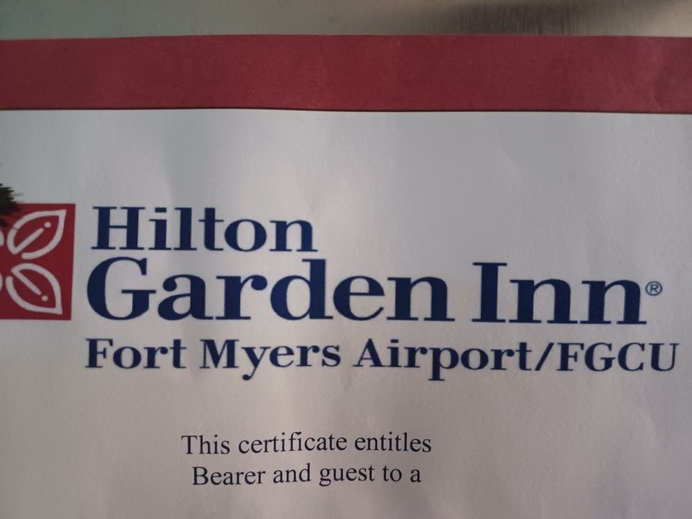 Hilton Garden Inn 2 Night Stay Fort Meyers Airport