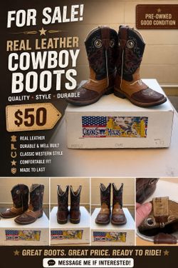 Kids  Leather Boots
