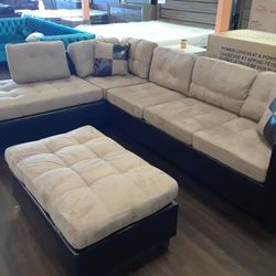New Sectional Sofa With Ottoman